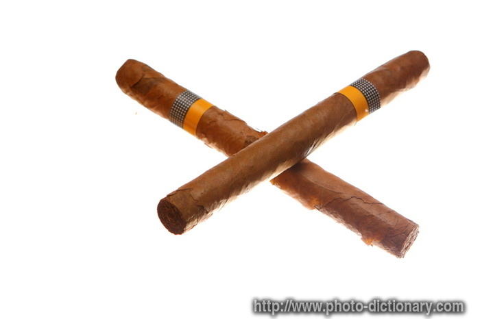 Havana cigars - photo/picture definition - Havana cigars word and phrase image