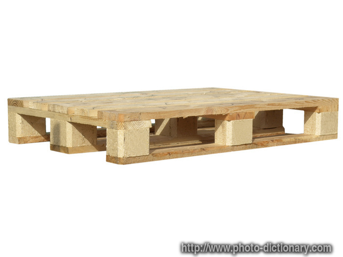 pallet - photo/picture definition - pallet word and phrase image