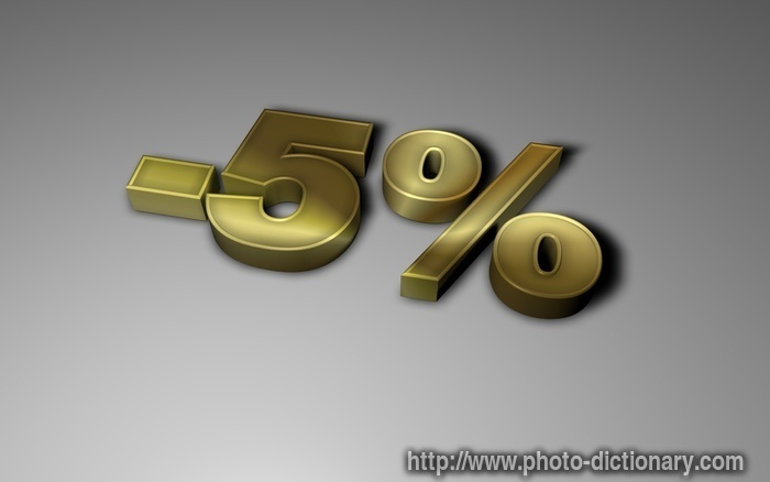 discount - photo/picture definition - discount word and phrase image