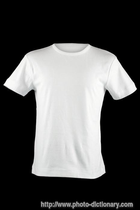 t-shirt - photo/picture definition - t-shirt word and phrase image