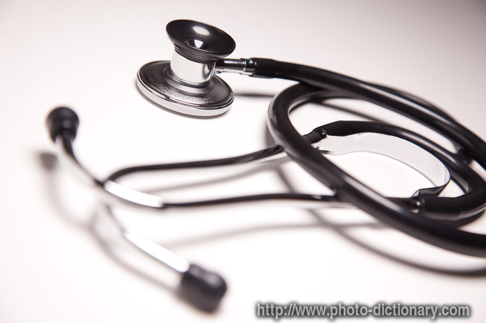 stethoscope - photo/picture definition - stethoscope word and phrase image
