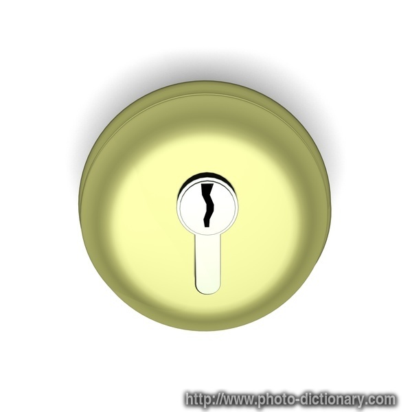 keyhole - photo/picture definition - keyhole word and phrase image