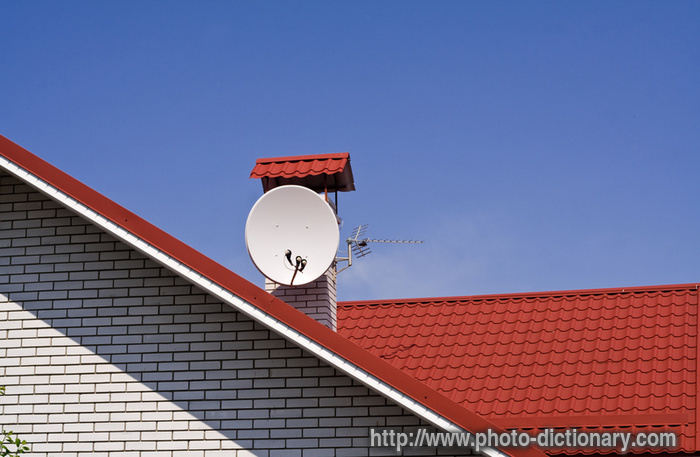 TV antena - photo/picture definition - TV antena word and phrase image