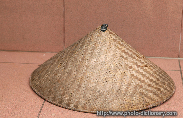 Chinese hat - photo/picture definition - Chinese hat word and phrase image