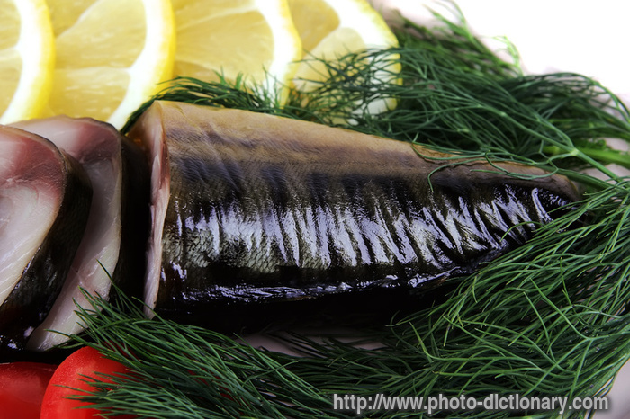 smoked fish - photo/picture definition - smoked fish word and phrase image