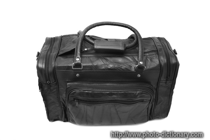 travel bag - photo/picture definition - travel bag word and phrase image