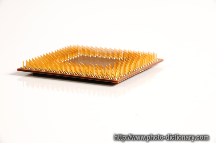 processor chip - photo/picture definition - processor chip word and phrase image