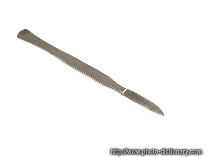 scalpel - photo/picture definition - scalpel word and phrase image