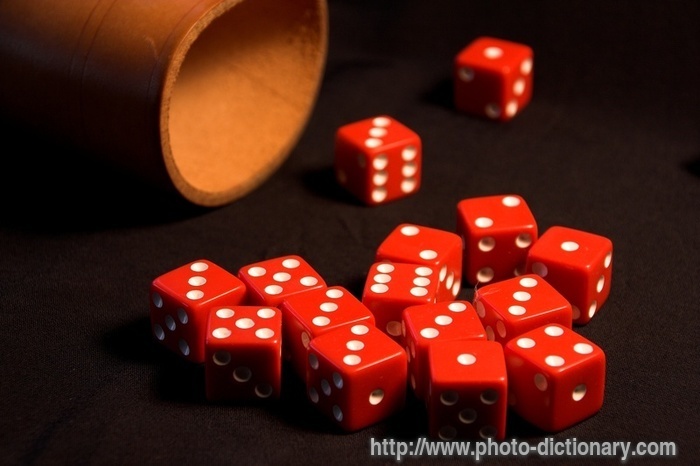 dices - photo/picture definition - dices word and phrase image