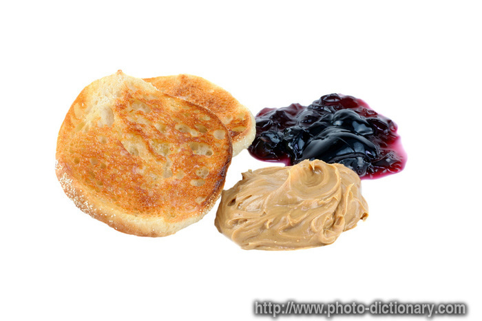 English muffin - photo/picture definition - English muffin word and phrase image