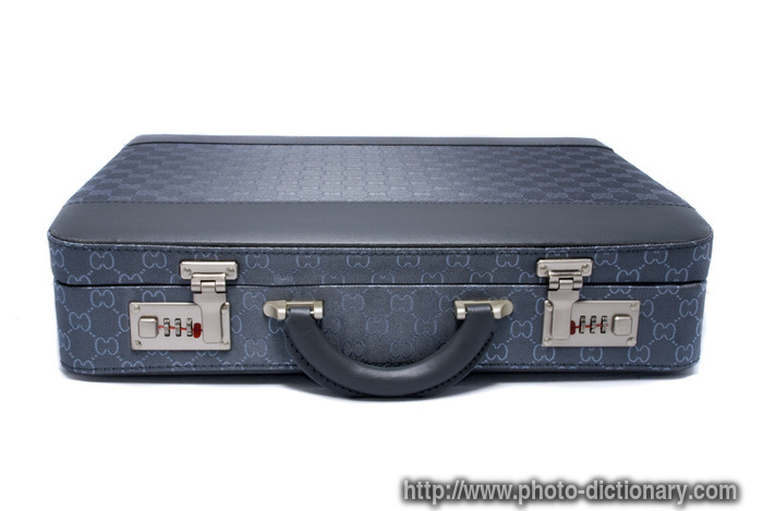 suitcase - photo/picture definition - suitcase word and phrase image