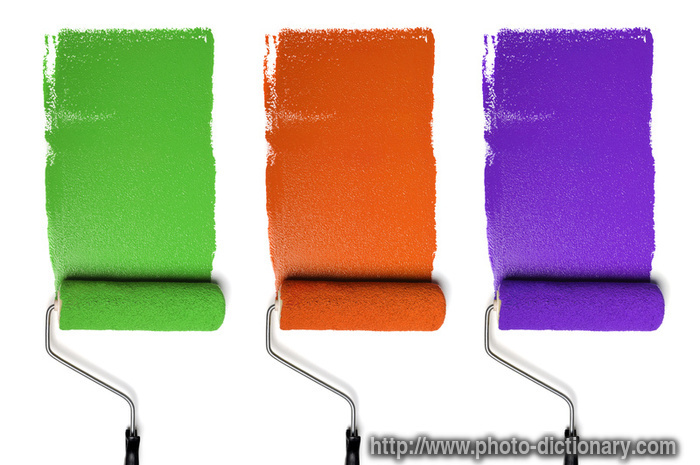 paint rollers - photo/picture definition - paint rollers word and phrase image