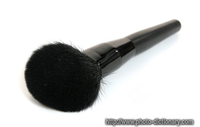 cosmetic brush - photo/picture definition - cosmetic brush word and phrase image