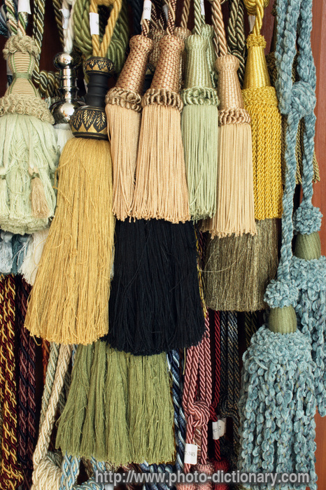 tassel - photo/picture definition - tassel word and phrase image
