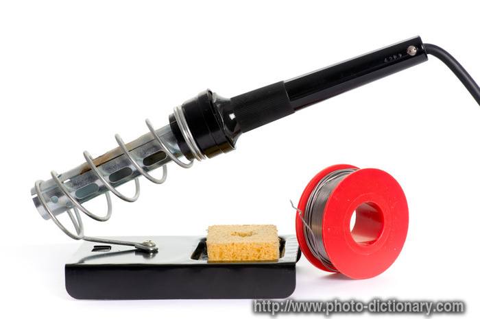 soldering station - photo/picture definition - soldering station word and phrase image