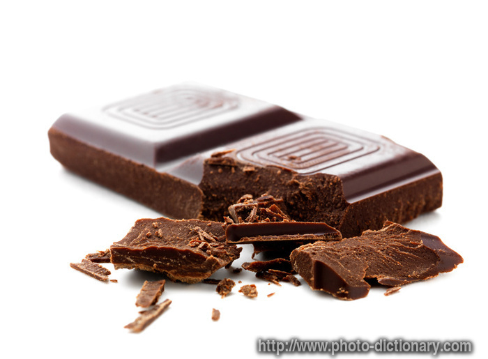 chocolate - photo/picture definition - chocolate word and phrase image