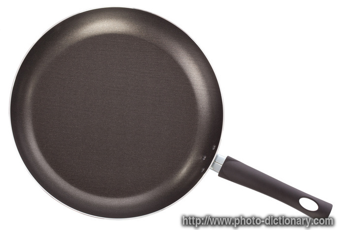 teflon frying pan - photo/picture definition - teflon frying pan word and phrase image