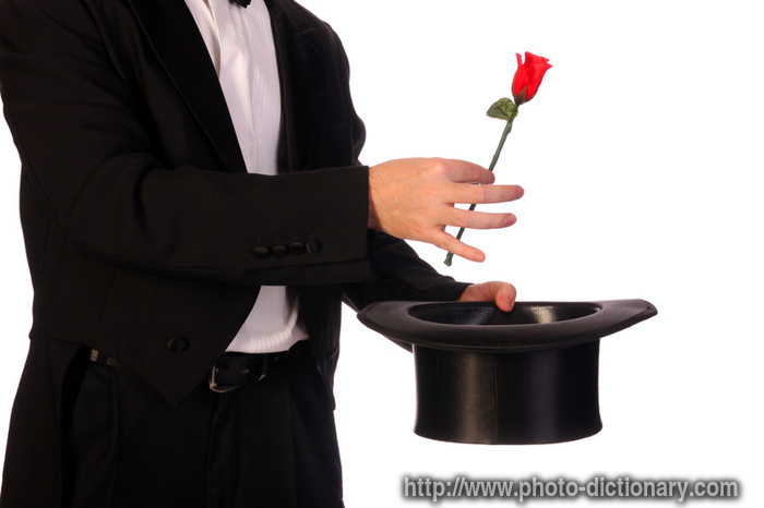 magician - photo/picture definition - magician word and phrase image