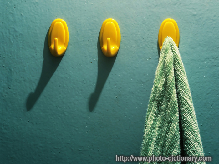 plastic hooks - photo/picture definition - plastic hooks word and phrase image
