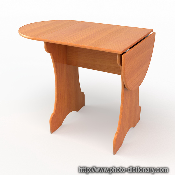 dining table - photo/picture definition - dining table word and phrase image