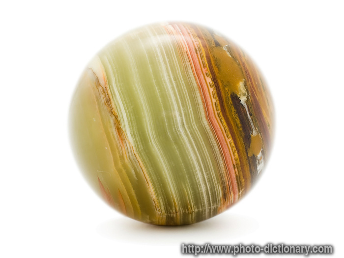 onyx ball - photo/picture definition - onyx ball word and phrase image