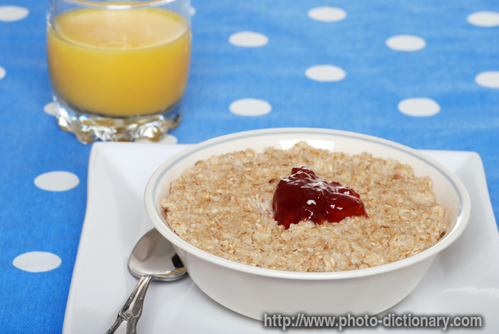 porridge - photo/picture definition - porridge word and phrase image