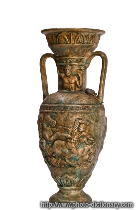 Greek vase - photo/picture definition - Greek vase word and phrase image