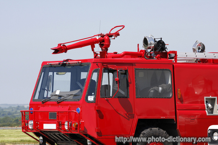 fire engine - photo/picture definition - fire engine word and phrase image