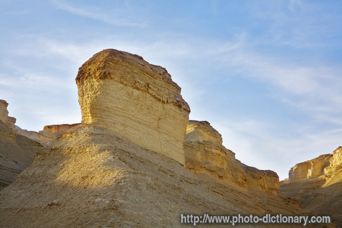 sandstone forms - photo/picture definition - sandstone forms word and phrase image