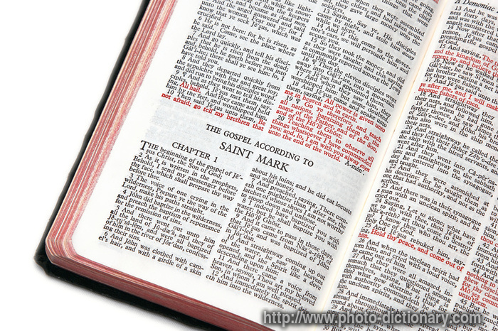 gospel - photo/picture definition - gospel word and phrase image