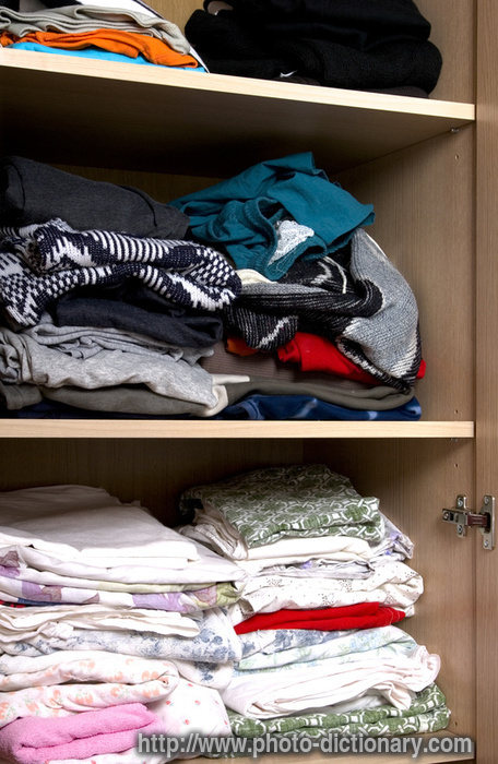 wardrobe - photo/picture definition - wardrobe word and phrase image