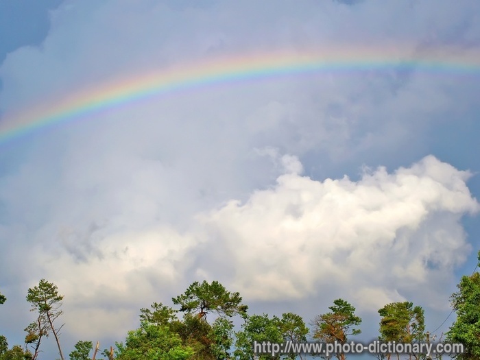 rainbow - photo/picture definition - rainbow word and phrase image