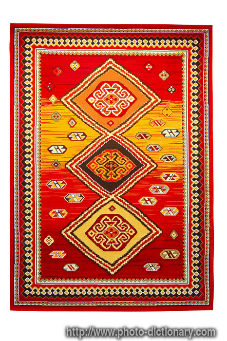 Indian carpet - photo/picture definition - Indian carpet word and phrase image
