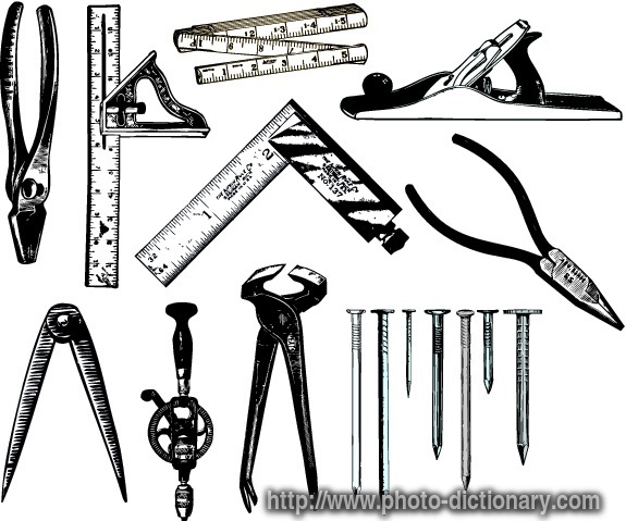tools - photo/picture definition - tools word and phrase image