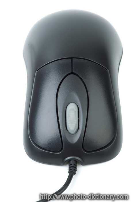 optical computer mouse - photo/picture definition - optical computer mouse word and phrase image