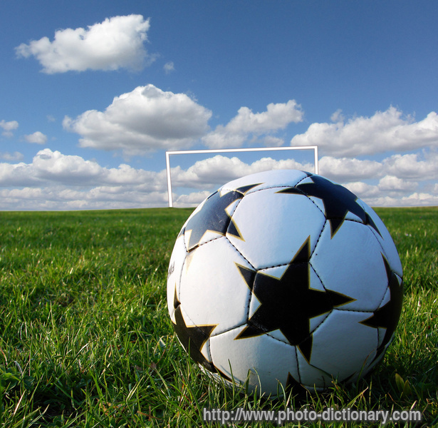 Download this Soccer Ball Photo Picture Definition Word And Phrase picture