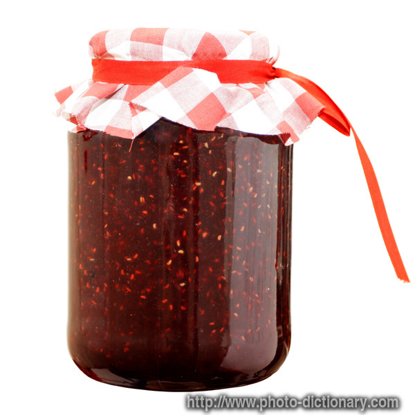 raspberry jam - photo/picture definition - raspberry jam word and phrase image
