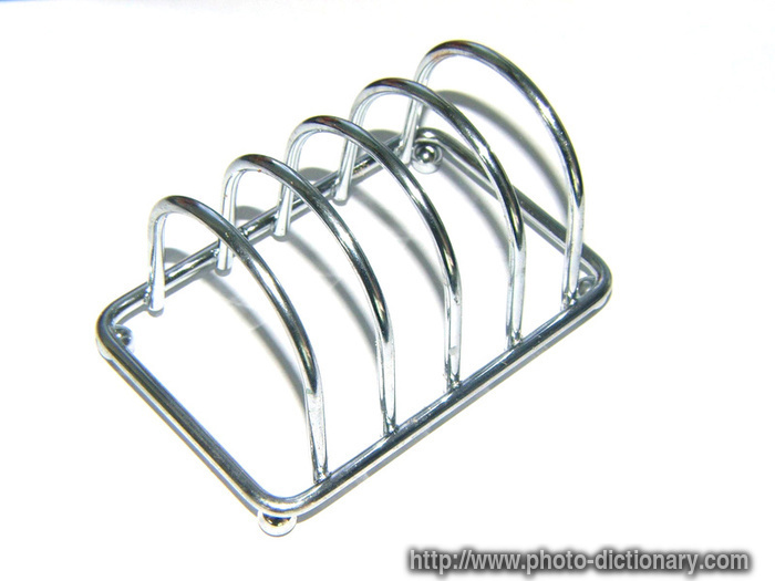 toast rack - photo/picture definition - toast rack word and phrase image
