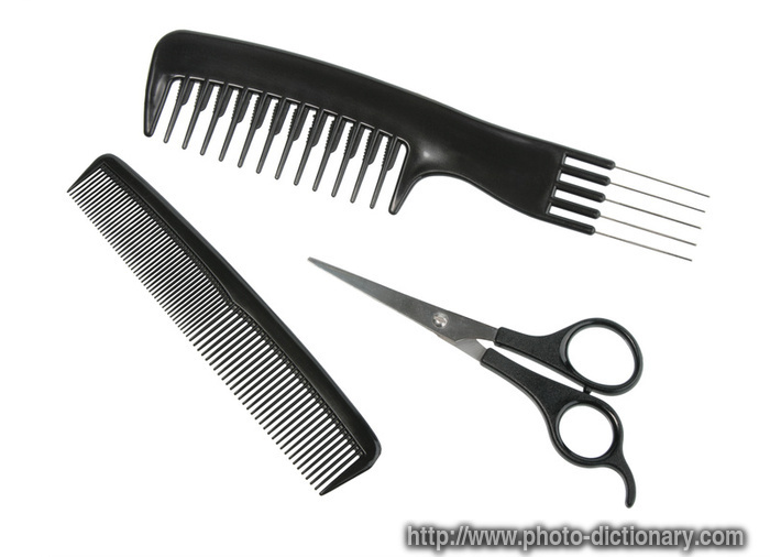 Hairdresser Tools Photo Picture Definition At Photo Dictionary