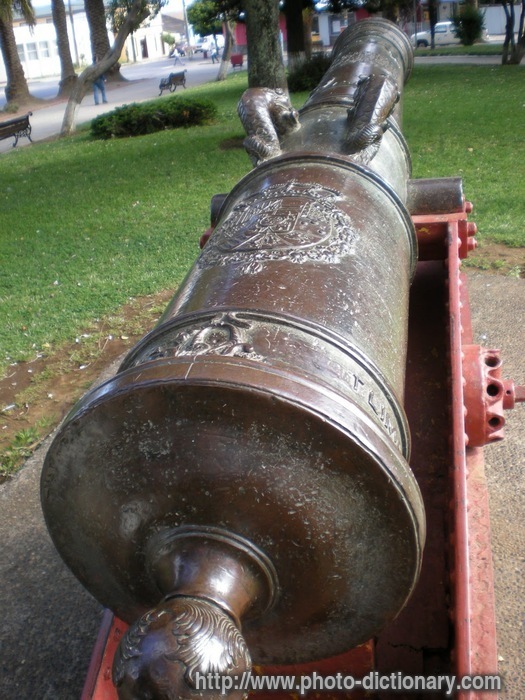 cannon - photo/picture definition - cannon word and phrase image