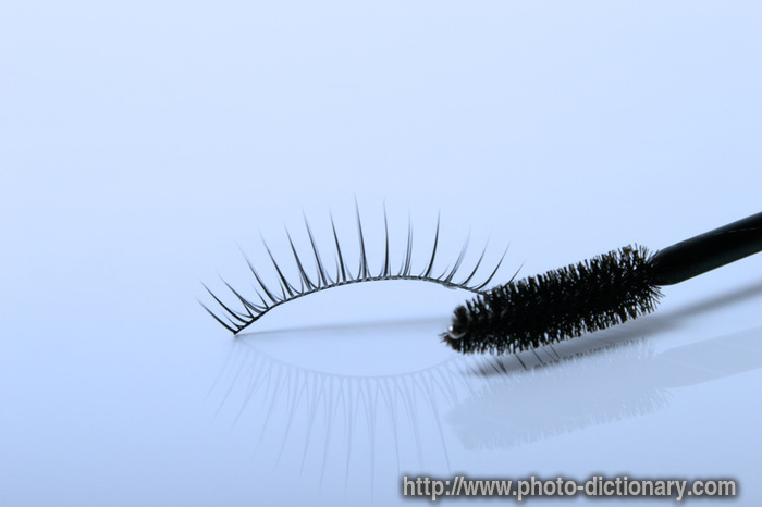 artificial eyelashes - photo/picture definition - artificial eyelashes word and phrase image