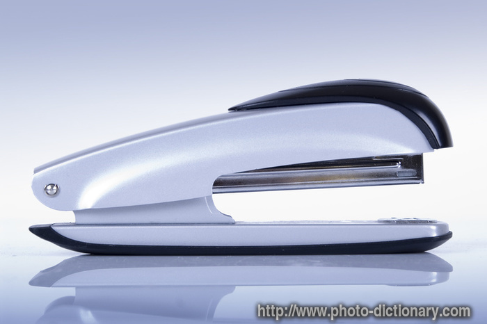 stapler - photo/picture definition - stapler word and phrase image