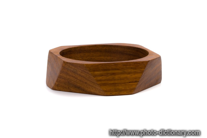 wooden bracelet - photo/picture definition - wooden bracelet word and phrase image