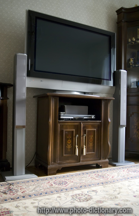 home theater - photo/picture definition - home theater word and phrase image
