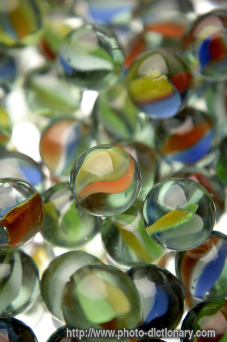 marbles - photo/picture definition - marbles word and phrase image