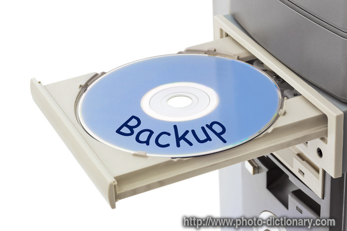 data backup - photo/picture definition - data backup word and phrase image