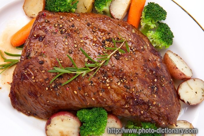 beef loin - photo/picture definition - beef loin word and phrase image