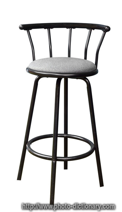 bar stool - photo/picture definition - bar stool word and phrase image