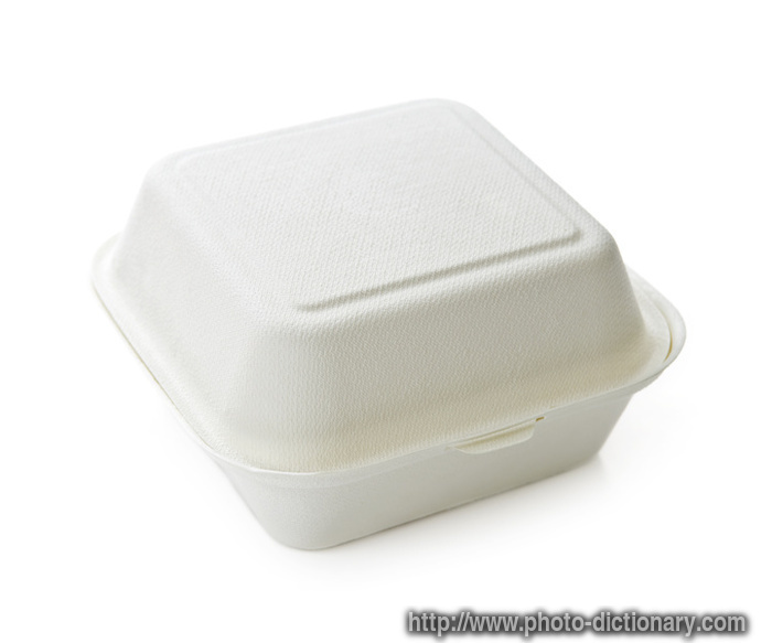 disposable container - photo/picture definition - disposable container word and phrase image