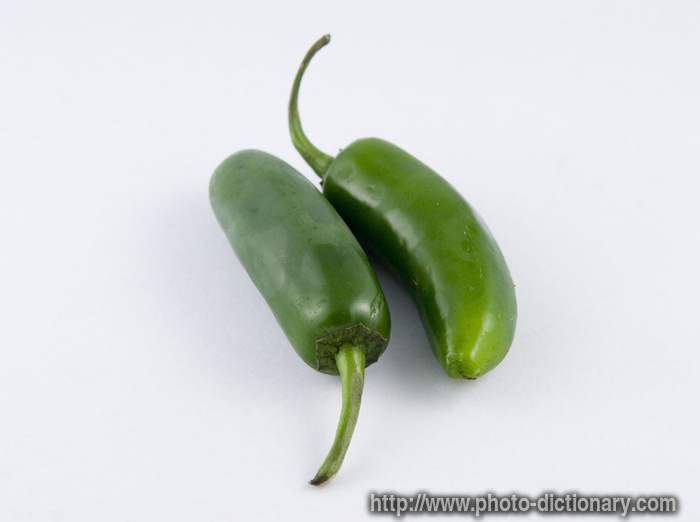 jalapeno peppers - photo/picture definition - jalapeno peppers word and phrase image